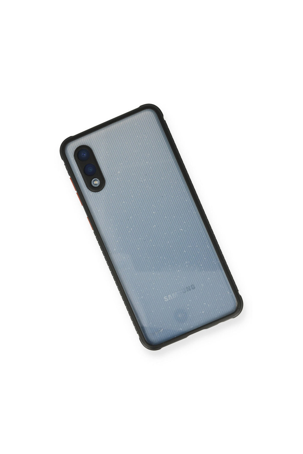 Samsung Galaxy A02 Uyumlu Kılıf Miami Şeffaf Silikon - Siyah