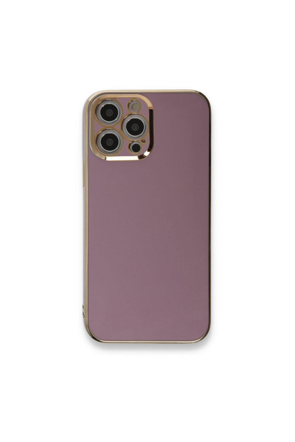 Apple iPhone 12 Pro Max Uyumlu Kılıf Volet Silikon - Mor