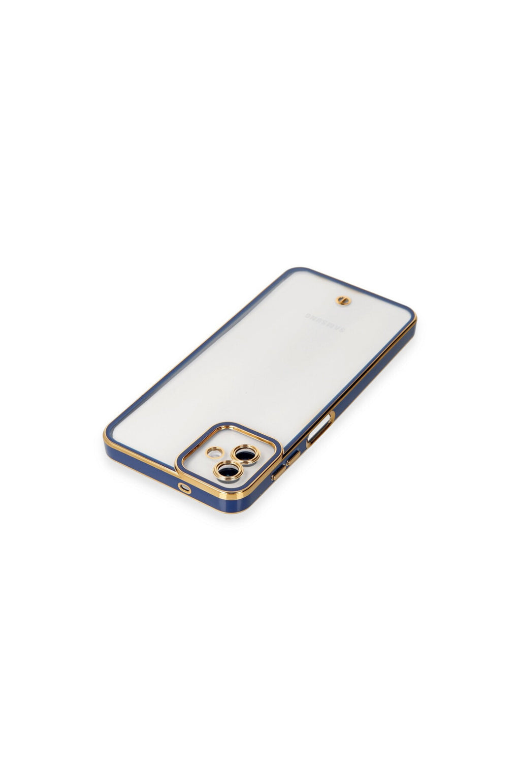 Samsung Galaxy A04 Uyumlu Kılıf Liva Lens Silikon - Mavi