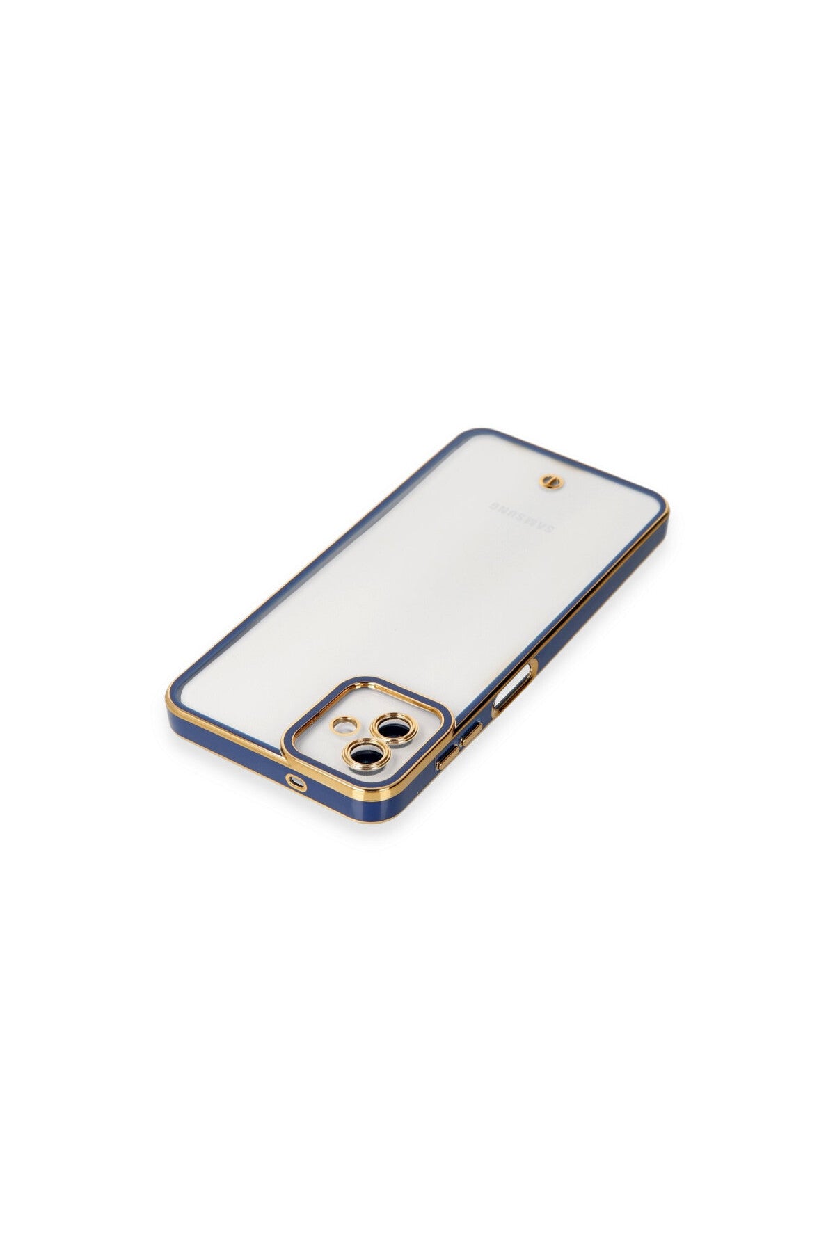 Samsung Galaxy A04 Uyumlu Kılıf Liva Lens Silikon - Mavi