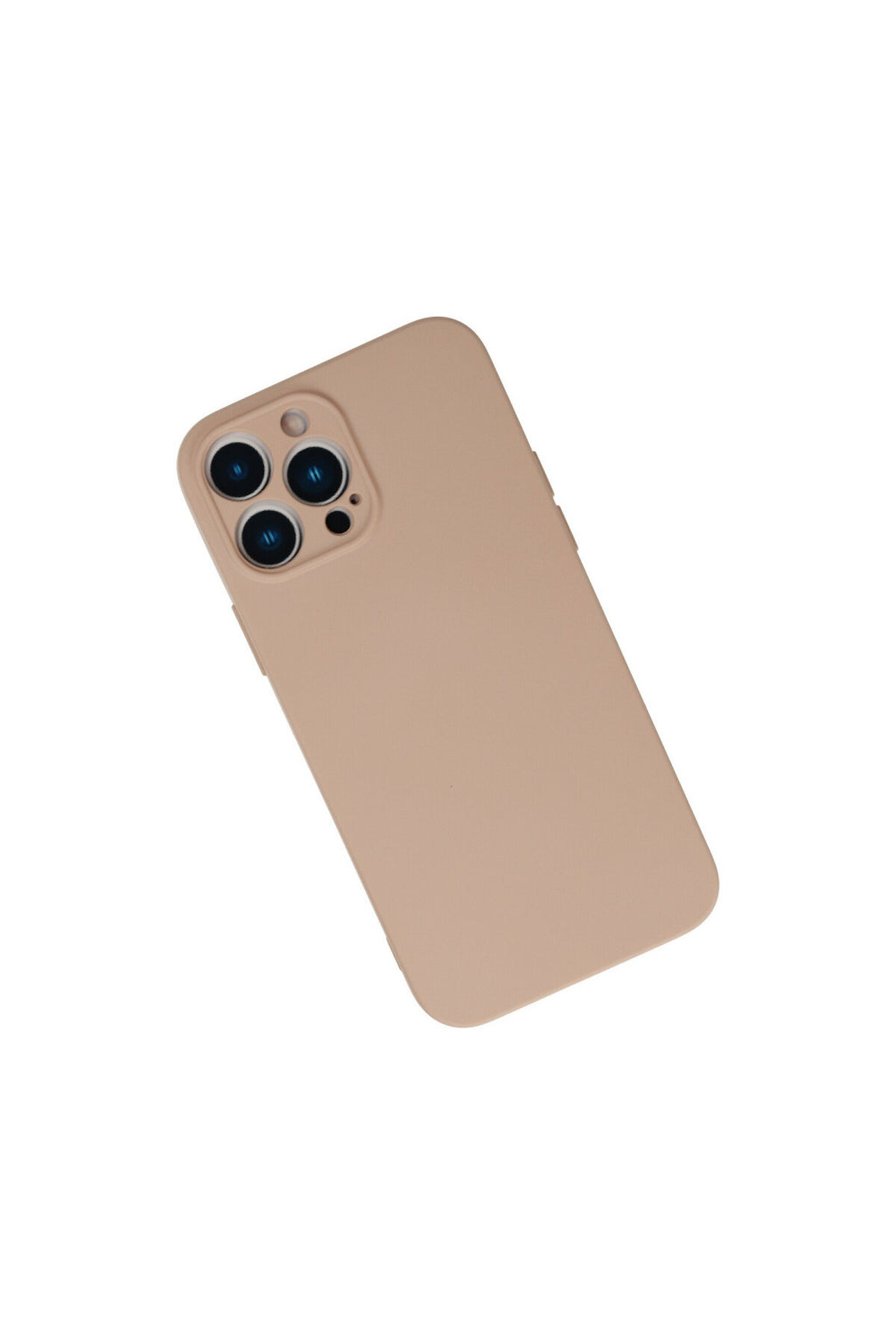 Apple iPhone 13 Pro Uyumlu Kılıf Nano içi Kadife Silikon - Pudra