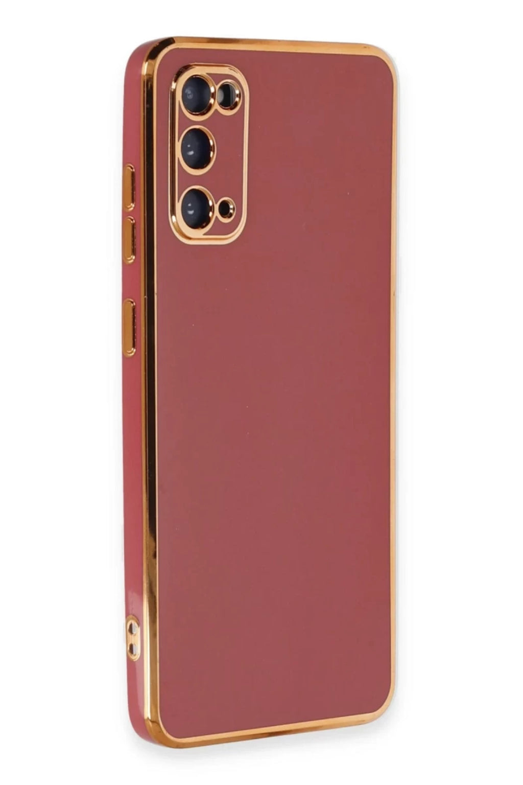 Samsung Galaxy S20 Uyumlu Kılıf Volet Silikon - Kırmızı