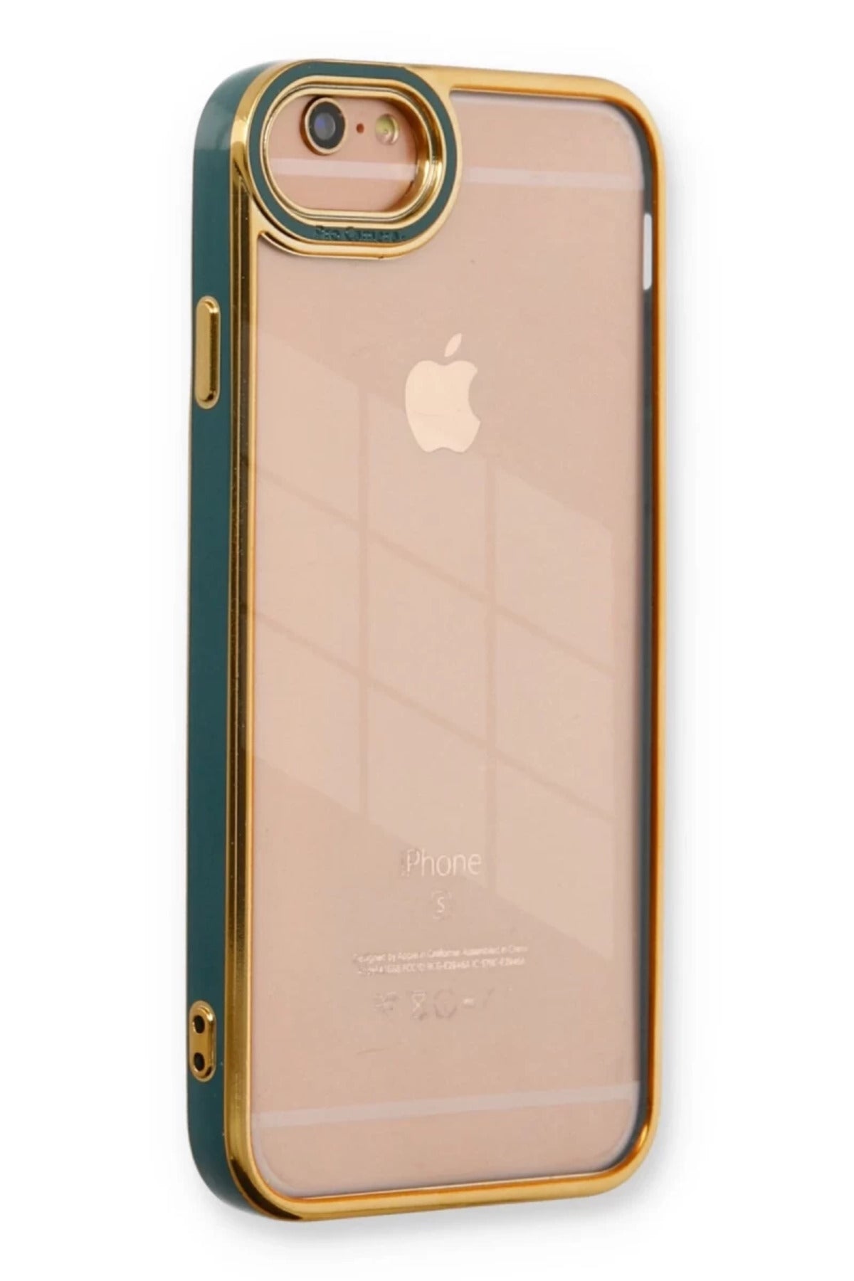 Apple iPhone 6 Uyumlu Kılıf Liva Lens Silikon - Yeşil