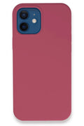 Apple iPhone 12 Uyumlu Kılıf Lansman Legant Silikon - Fuşya