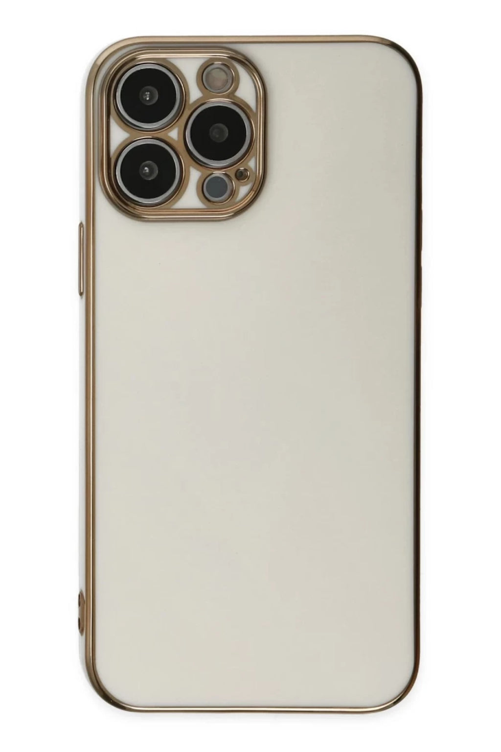 Apple iPhone 14 Pro Max Uyumlu Kılıf Volet Silikon - Beyaz