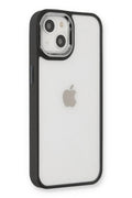 Apple iPhone 14 Plus Uyumlu Kılıf Dora Kapak - Siyah