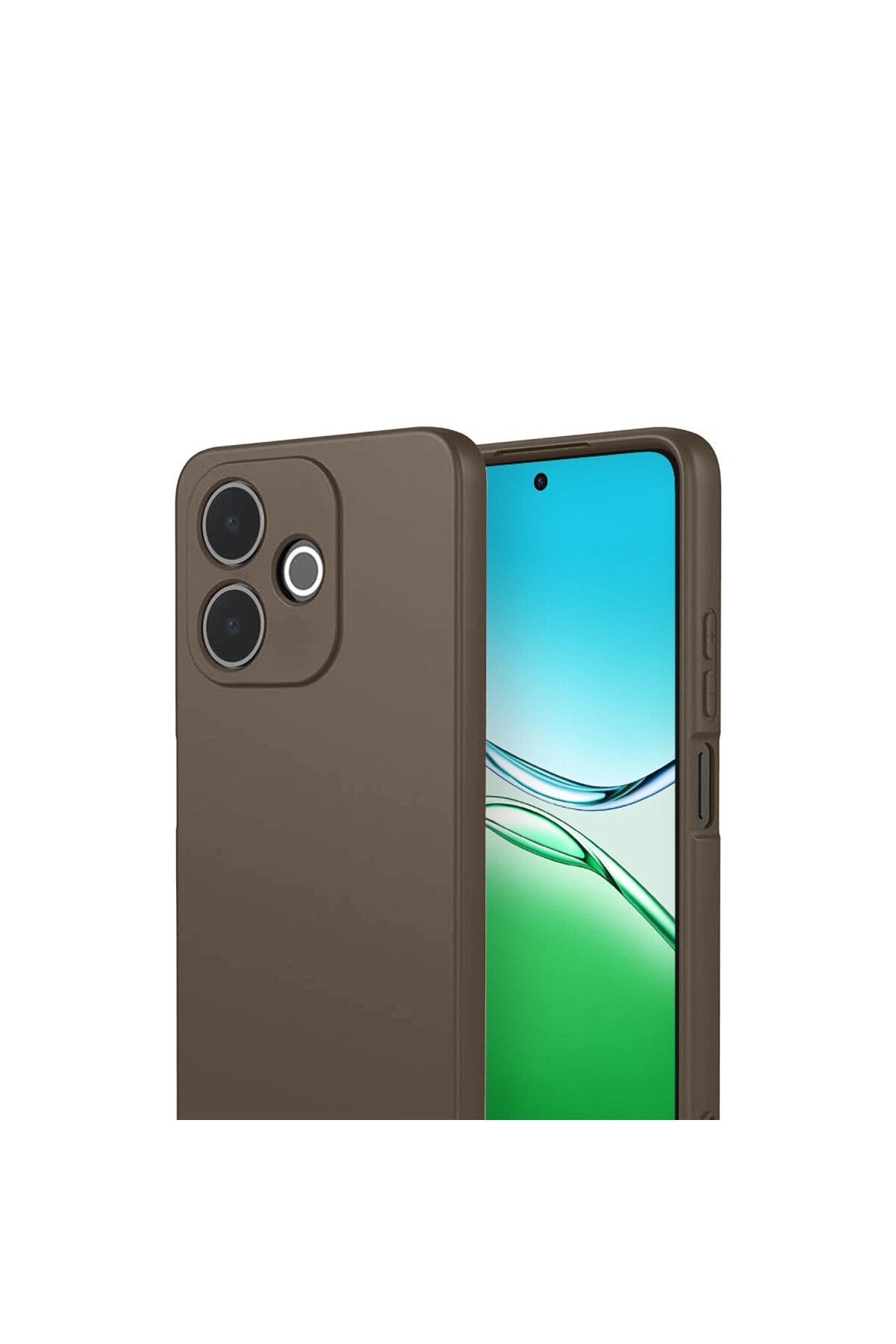 Oppo A5 Pro 4G Uyumlu First Silikon - Kahverengi