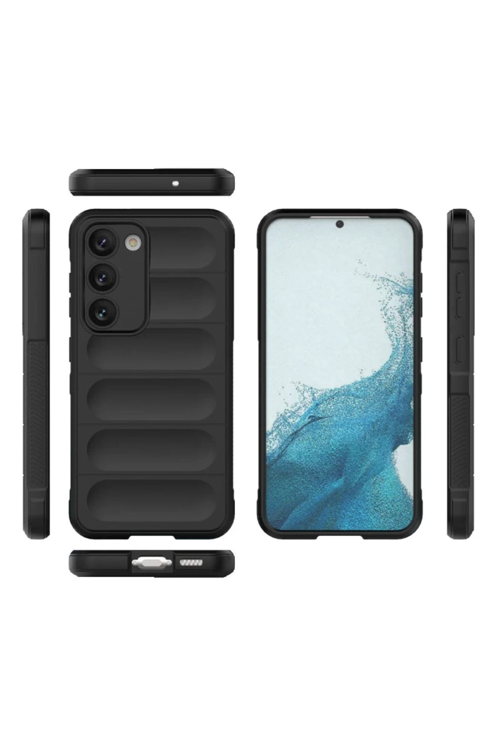 Samsung Galaxy S23 Plus Uyumlu Kılıf Optimum Silikon - Siyah