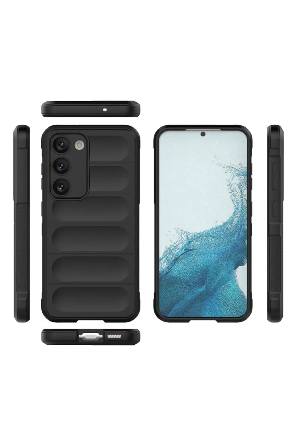 Samsung Galaxy S23 Plus Uyumlu Kılıf Optimum Silikon - Siyah