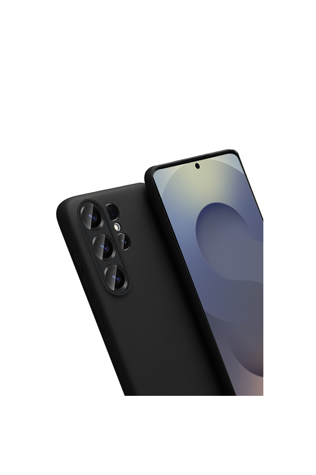 Samsung Galaxy S26 Ultra Uyumlu Nano içi Kadife Silikon - Siyah