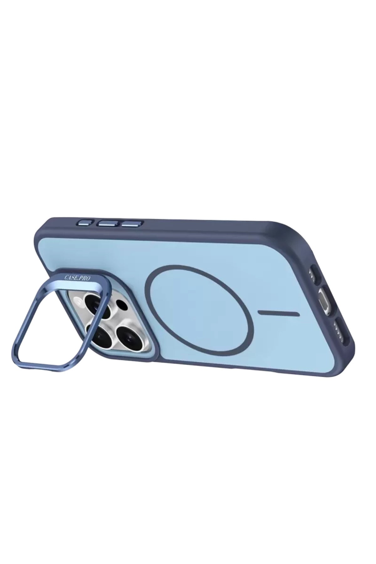 Joko Apple iPhone 16 Pro Max Uyumlu Flexa Magsafe Kapak - Mavi