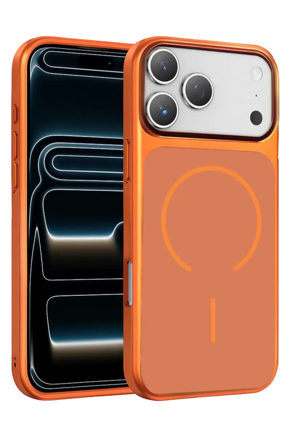 Joko Apple iPhone 17 Pro Max Uyumlu Rush Magsafe Kapak - Turuncu