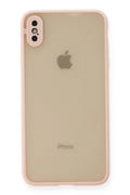 Apple iPhone X Uyumlu Kılıf Montreal Silikon Kapak - Pembe