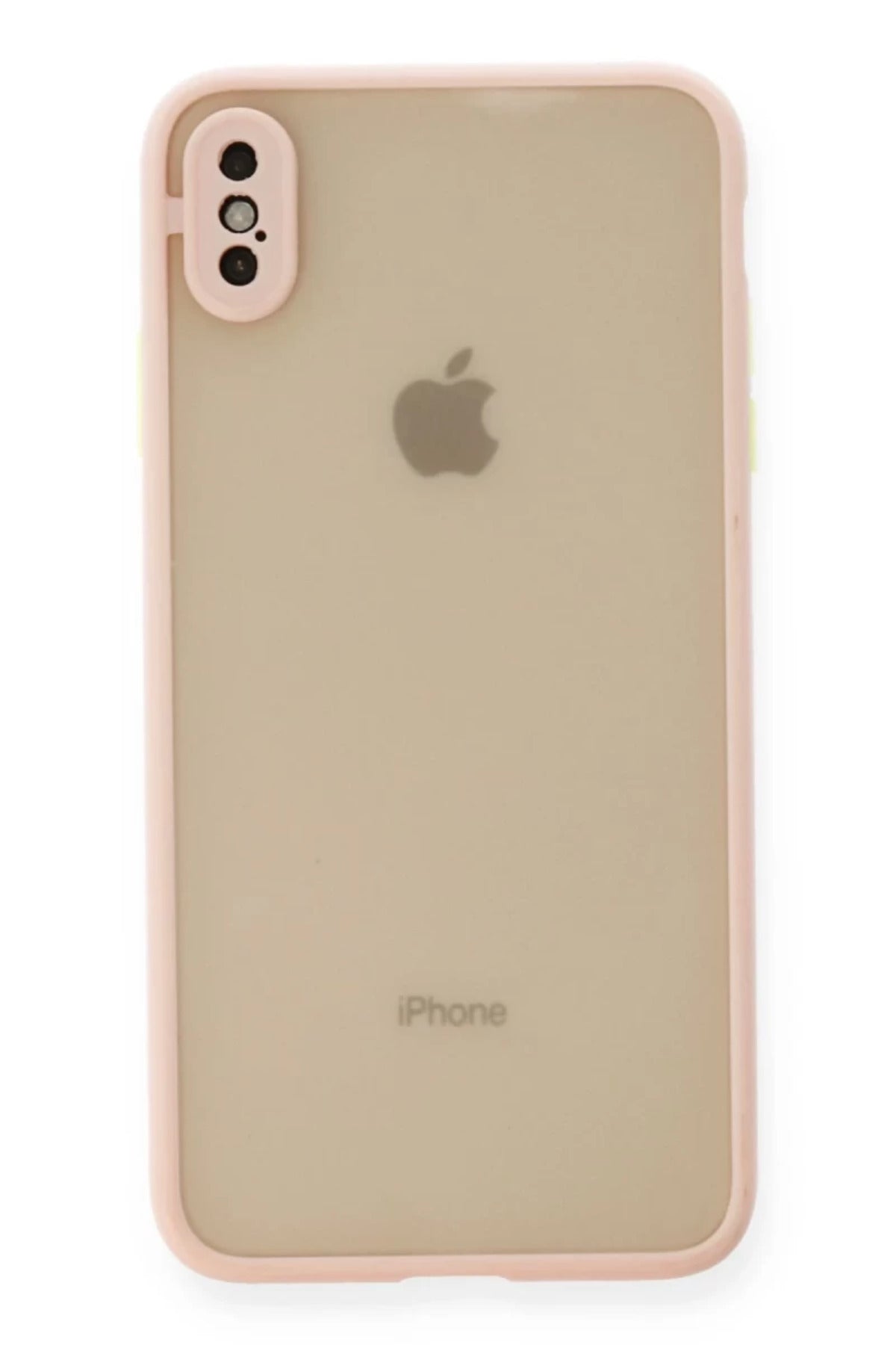 Apple iPhone X Uyumlu Kılıf Montreal Silikon Kapak - Pembe