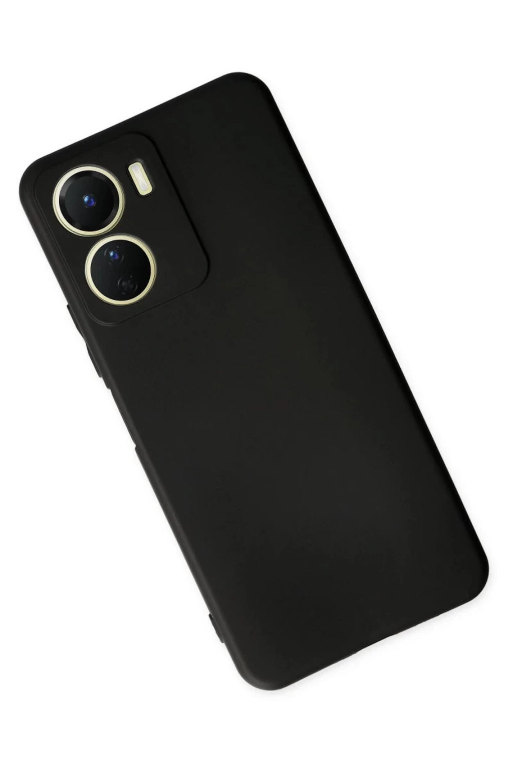 Vivo Y16 Uyumlu Kılıf First Silikon - Siyah