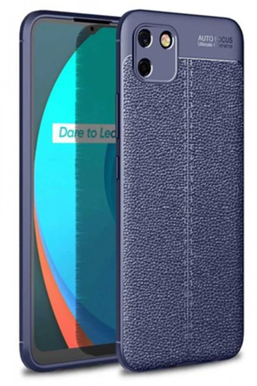 Realme C11 Uyumlu Kılıf Auto Focus Kapak - Lacivert