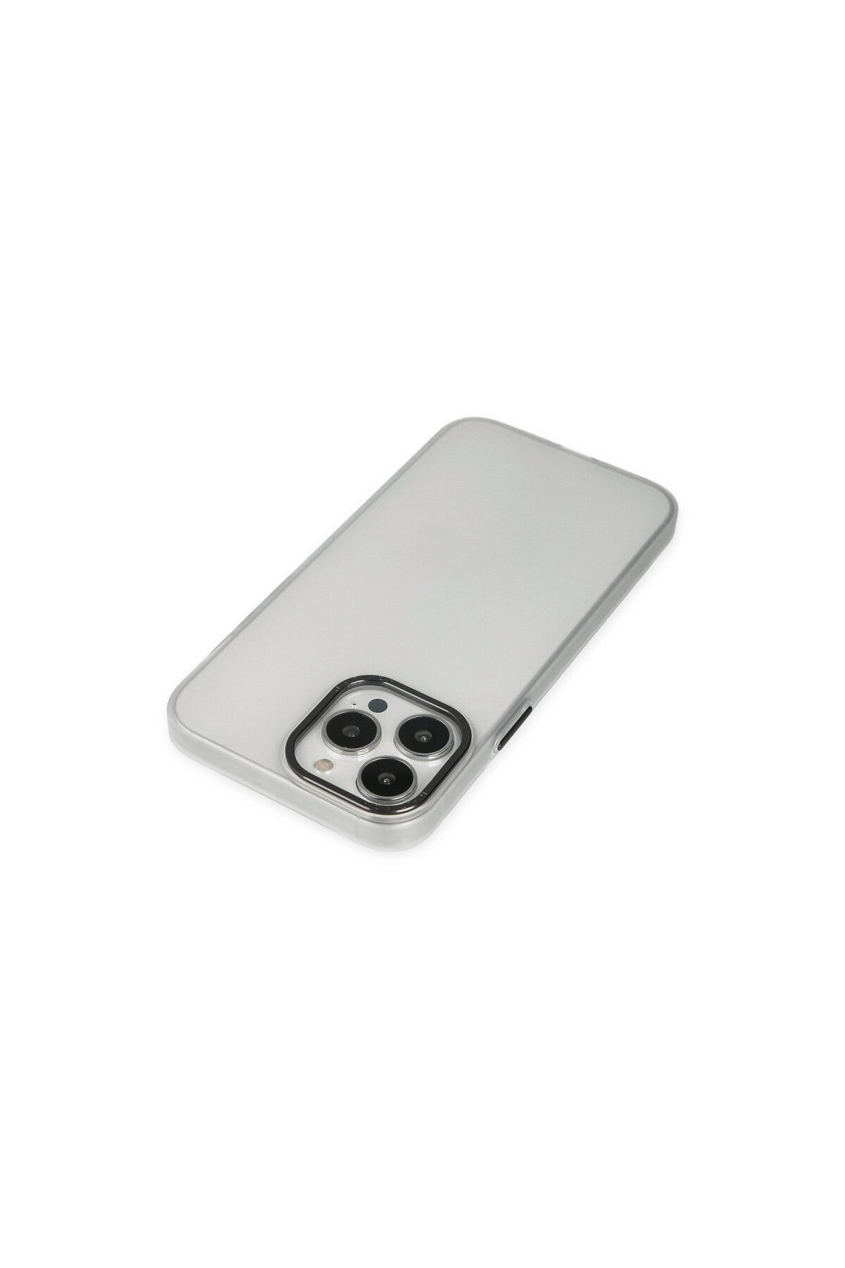 Apple iPhone 14 Pro Uyumlu Kılıf Modos Metal Kapak - Şeffaf