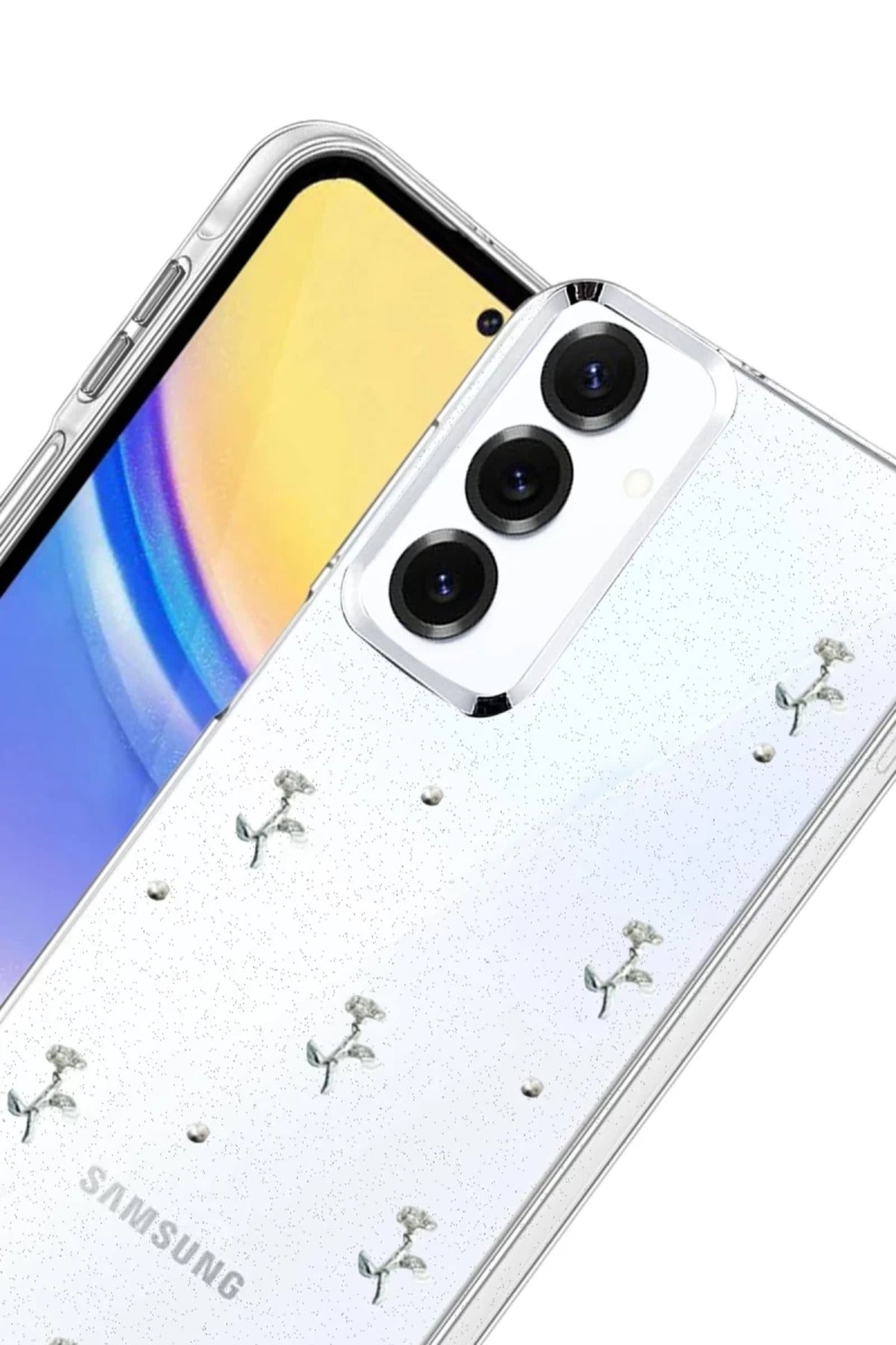 Samsung Galaxy S23 FE Uyumlu Fiyonk Desenli Kapak - Desen 4