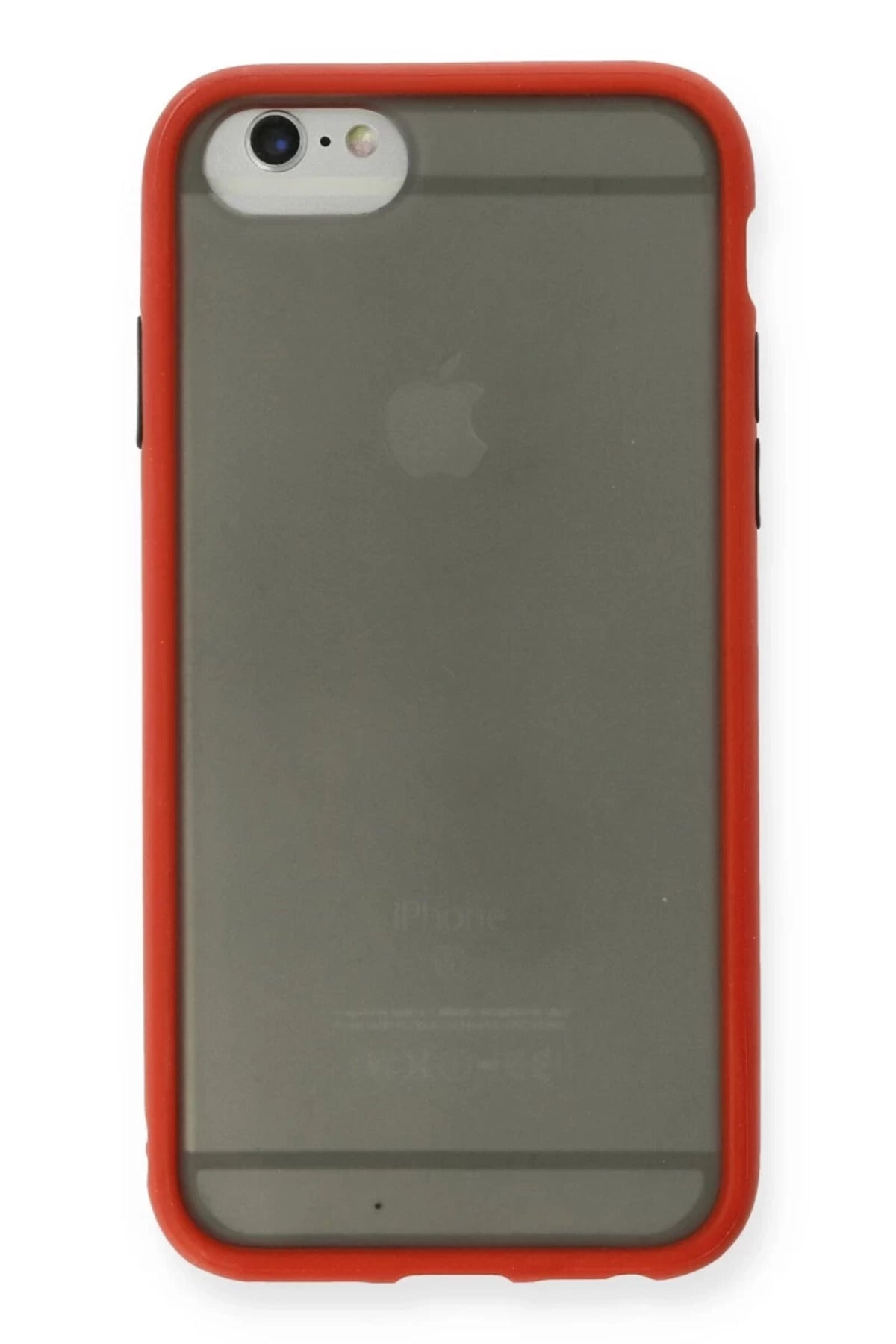 Apple iPhone 6 Uyumlu Kılıf Montreal Silikon Kapak - Kırmızı