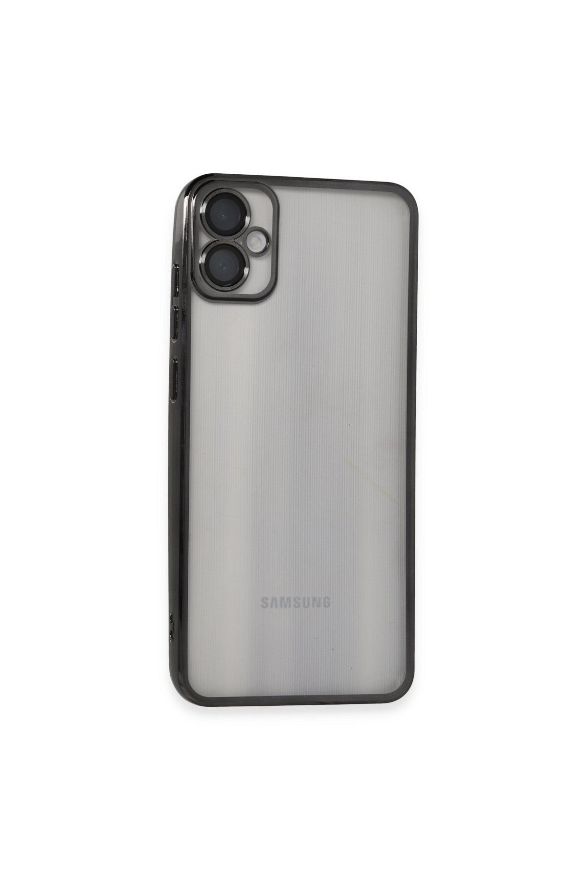 Samsung Galaxy A05 Uyumlu Kılıf Lensli Silikon - Siyah