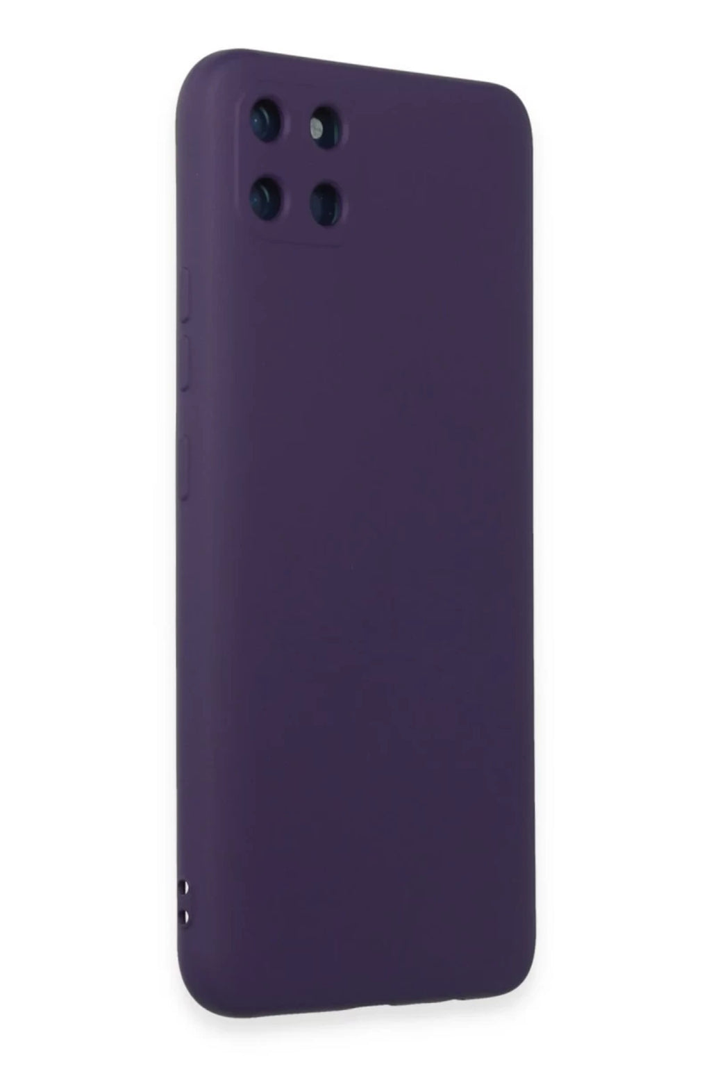 Realme C11 Uyumlu Kılıf Nano içi Kadife Silikon - Mor