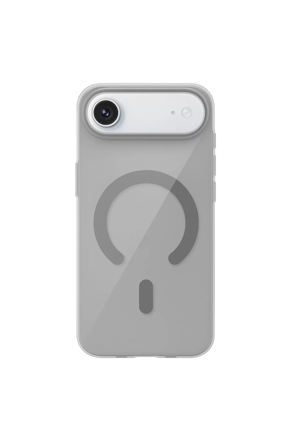 Joko Apple iPhone 17 Air Uyumlu PC Blank Magsafe Kapak - Natural Grey