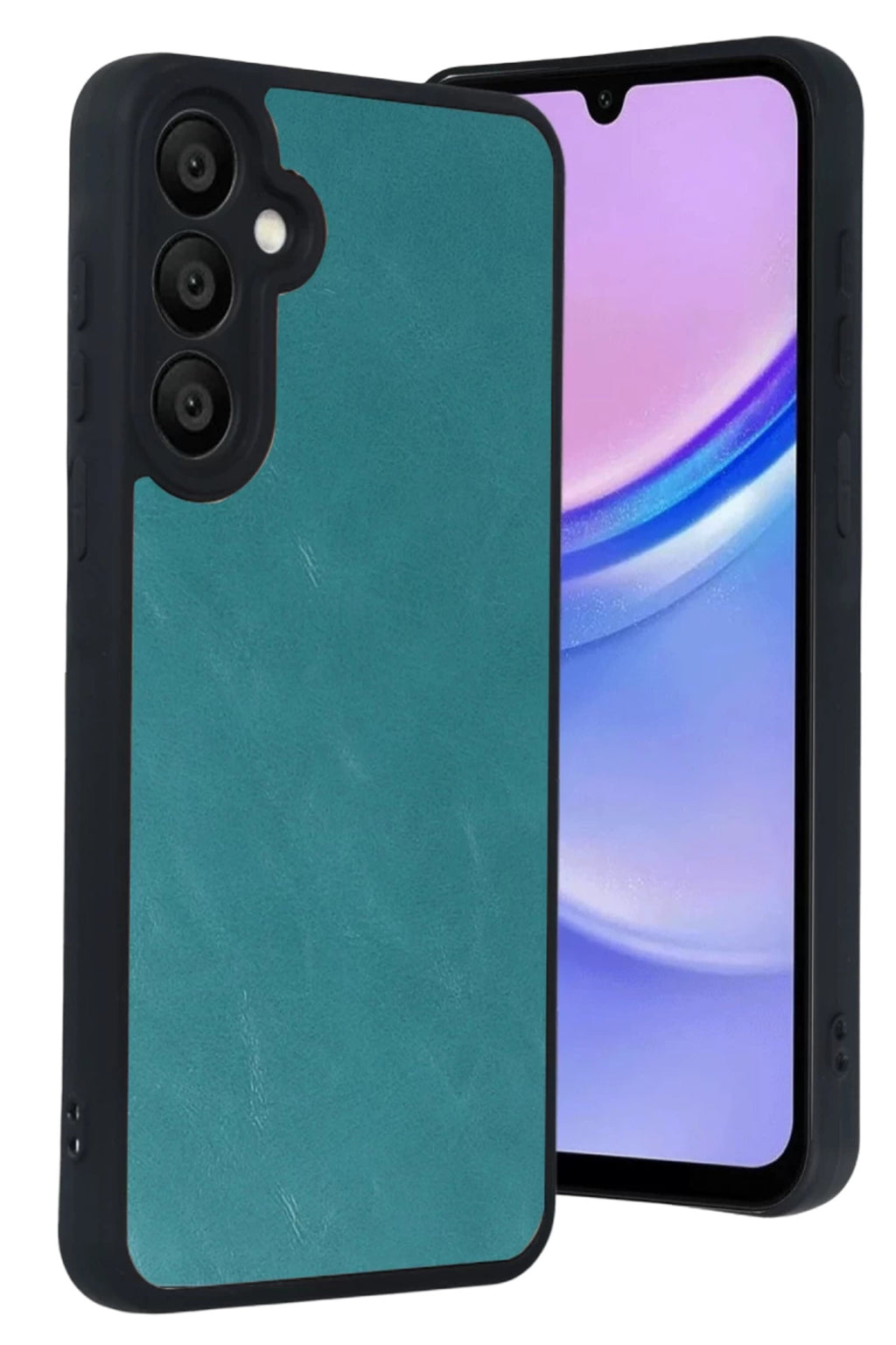 Samsung Galaxy A57 5G Uyumlu Aras Deri Kapak - Açık Yeşil