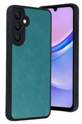 Samsung Galaxy A57 5G Uyumlu Aras Deri Kapak - Açık Yeşil