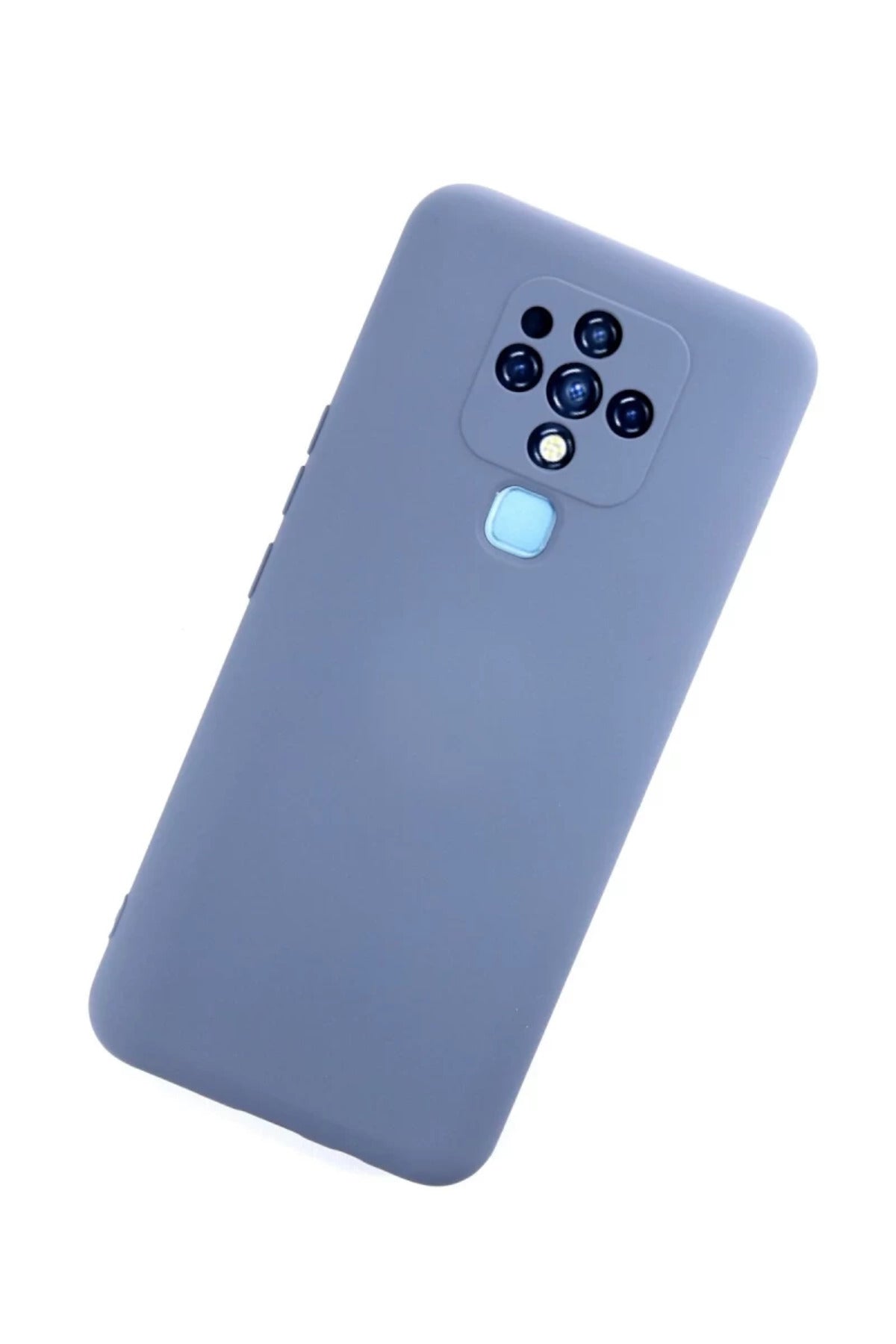 Tecno Camon 16 Uyumlu Kılıf Nano içi Kadife Silikon - Gri