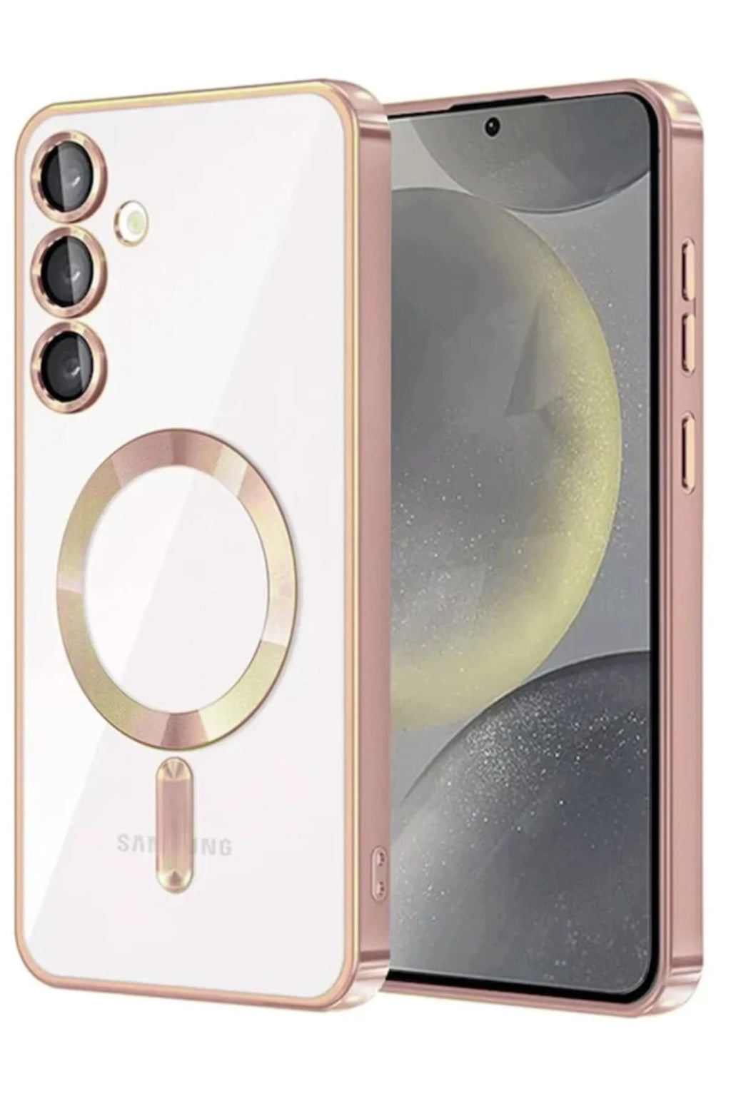 Samsung Galaxy A15 4G Uyumlu Kross Magneticsafe Kapak - Rose
