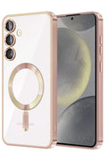 Samsung Galaxy A15 4G Uyumlu Kross Magneticsafe Kapak - Rose