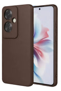 Oppo Reno 11F Uyumlu Kılıf First Silikon - Kahverengi