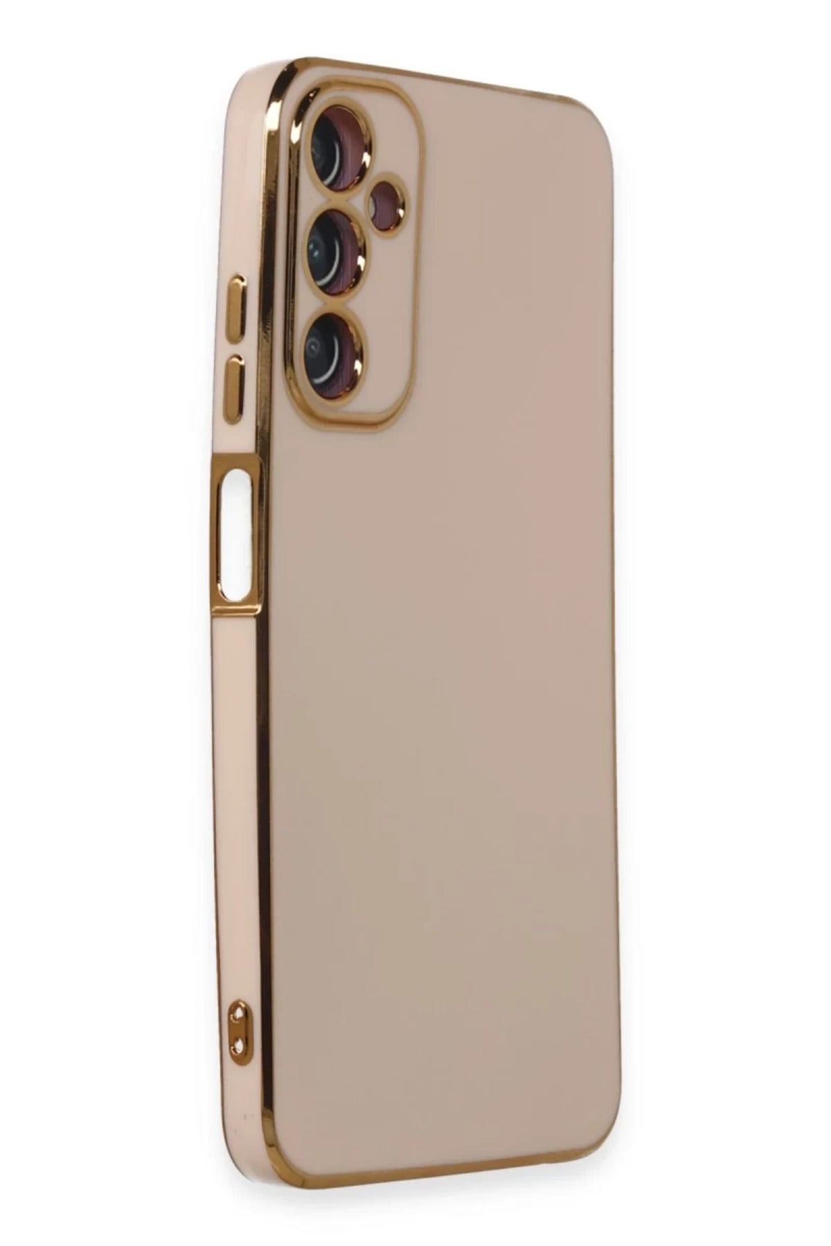 Samsung Galaxy A05S Uyumlu Kılıf Volet Silikon - Pembe