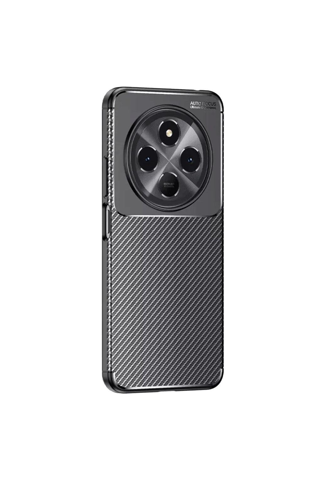 Tecno Spark 30C Uyumlu Kılıf Auto Focus Karbon Kapak - Siyah