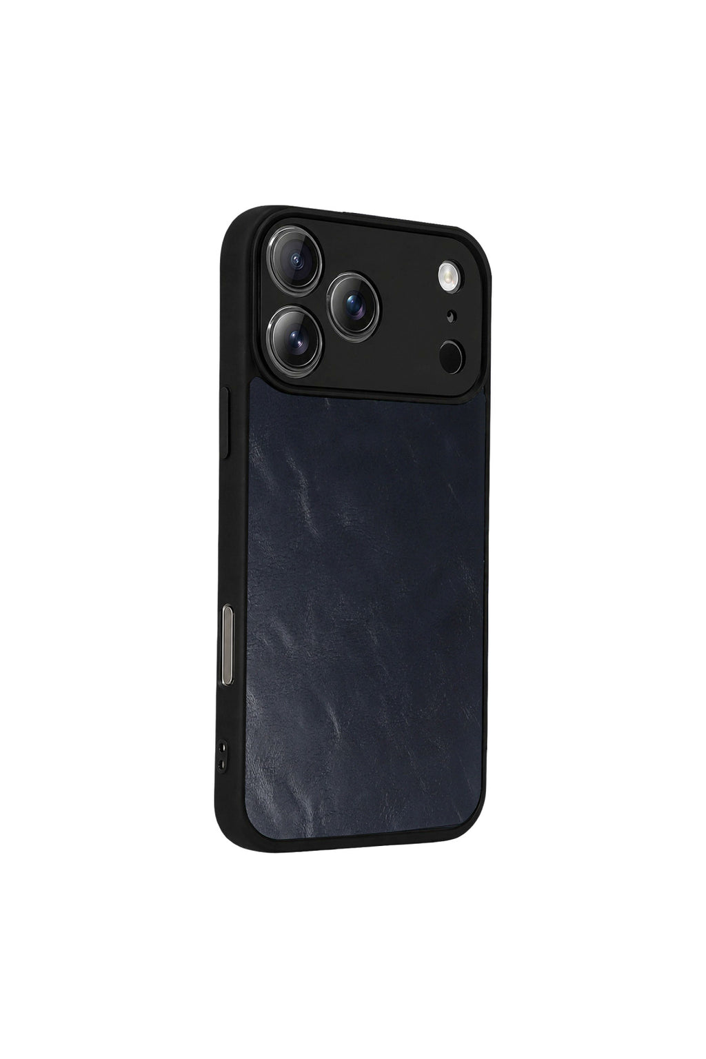 Apple iPhone 17 Pro Uyumlu Aras Deri Kapak - Lacivert