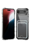 Apple iPhone 17 Air Uyumlu Kart Şeffaf Silikon - Şeffaf
