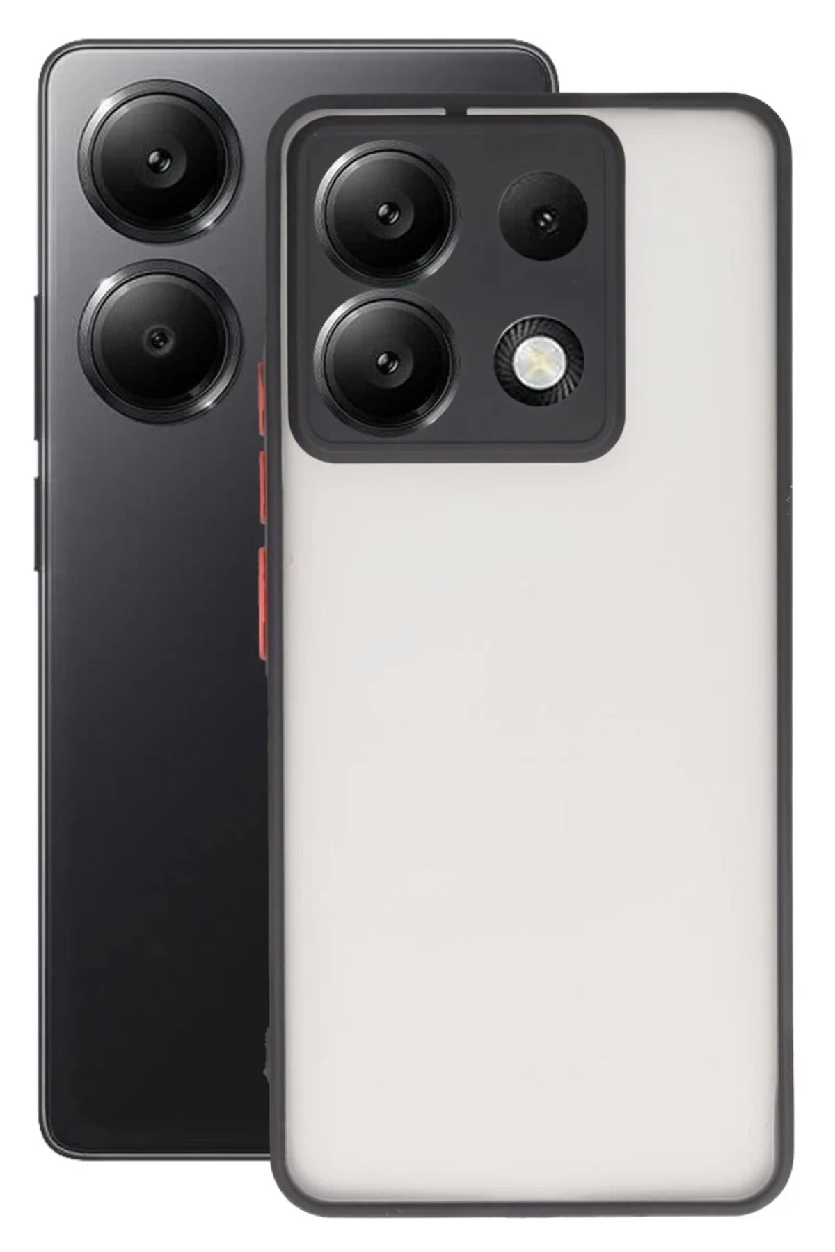 Xiaomi Redmi Note 13 5G Uyumlu Kılıf Montreal Silikon Kapak - Kırmızı