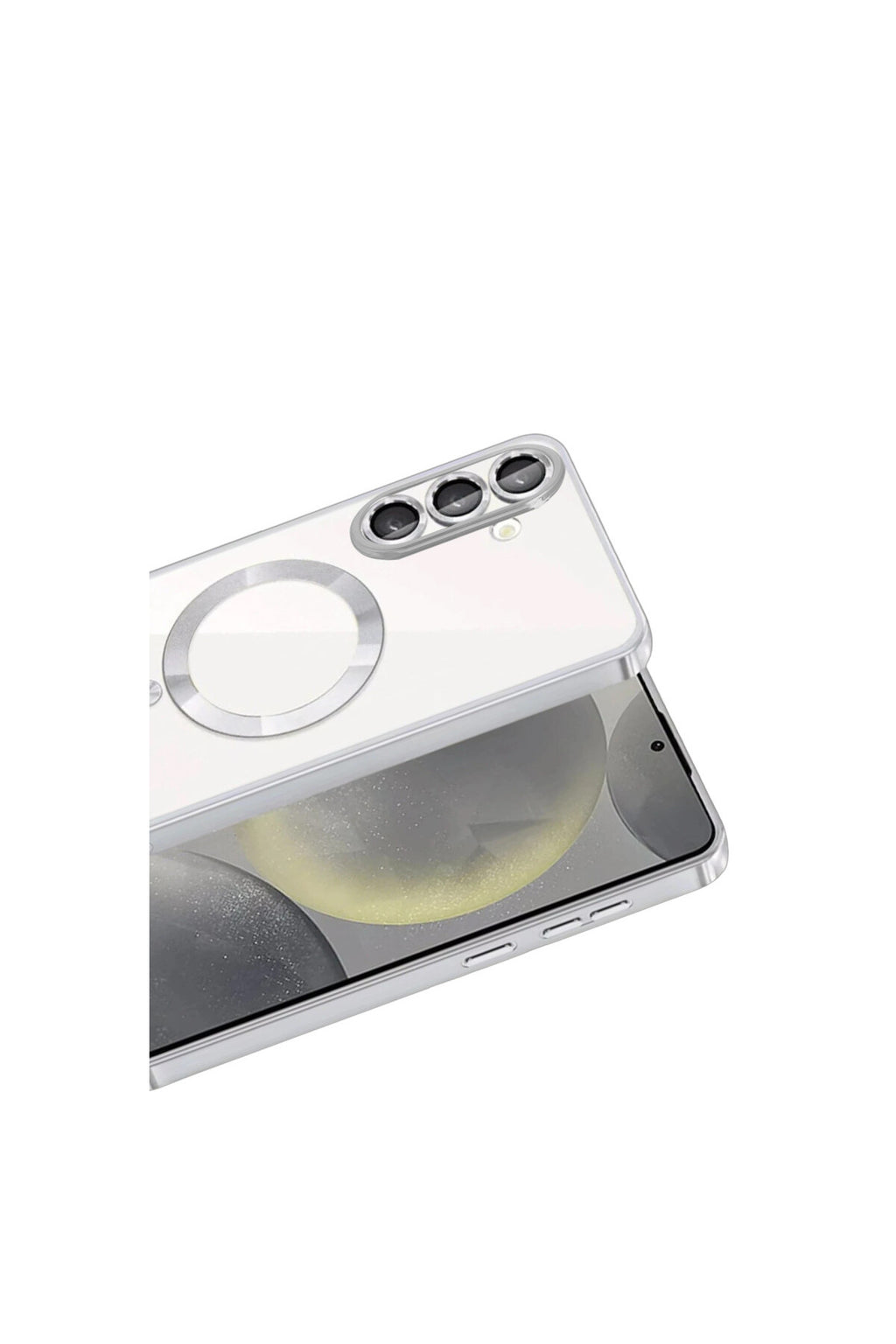 Samsung Galaxy S26 Plus Uyumlu Kross Magneticsafe Kapak - Gümüş