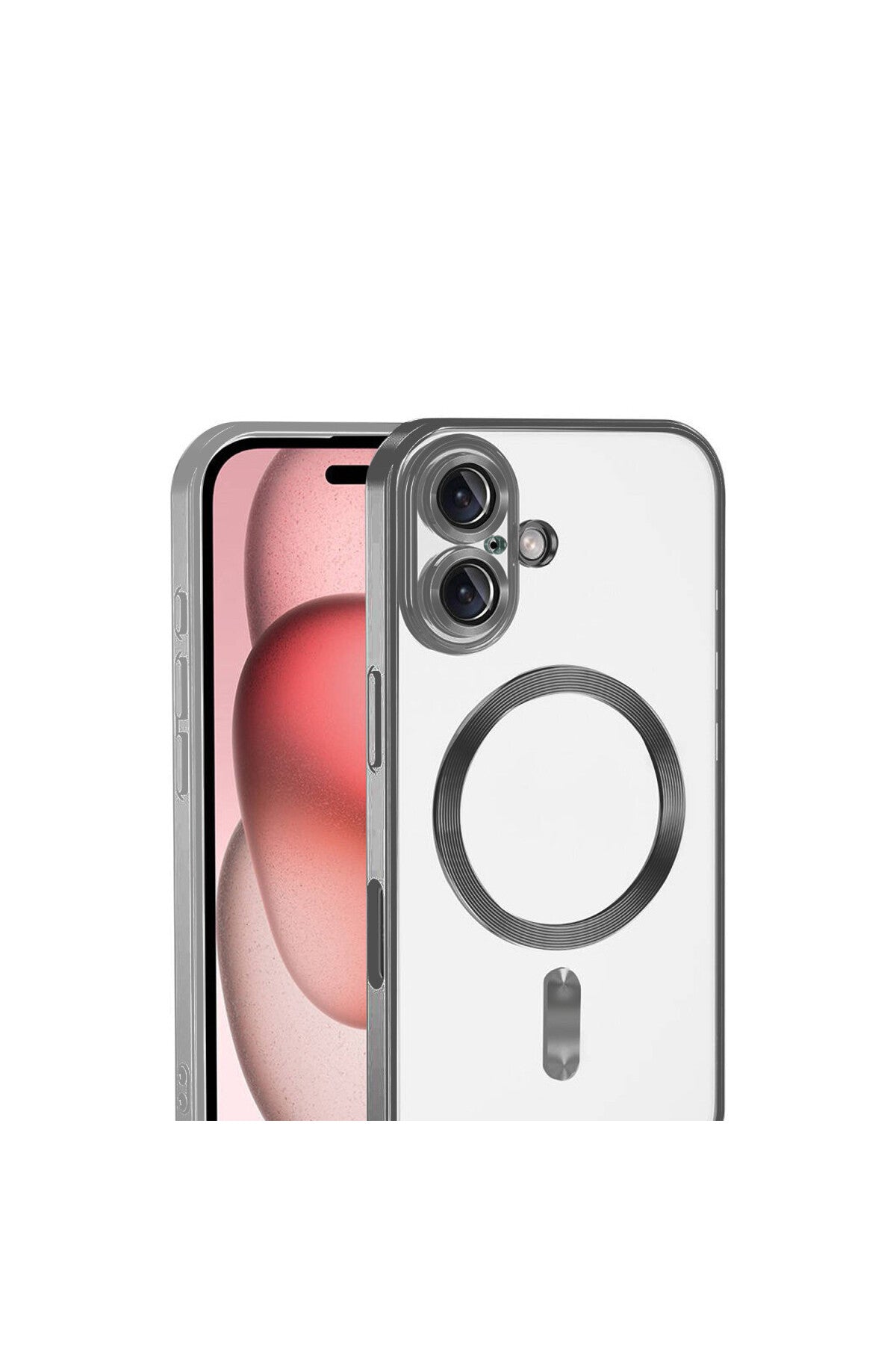 Apple iPhone 17 Uyumlu Kross Magneticsafe Kapak - Titan Gri