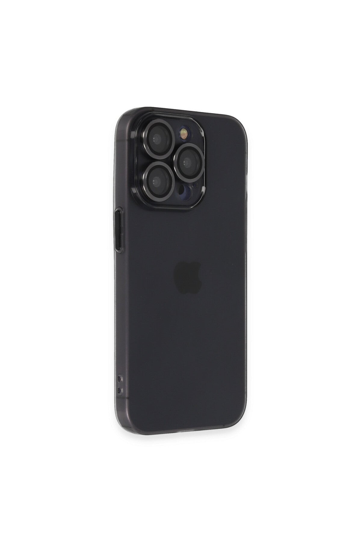 Apple iPhone 13 Pro Uyumlu Kılıf Luko Lens Silikon - Siyah