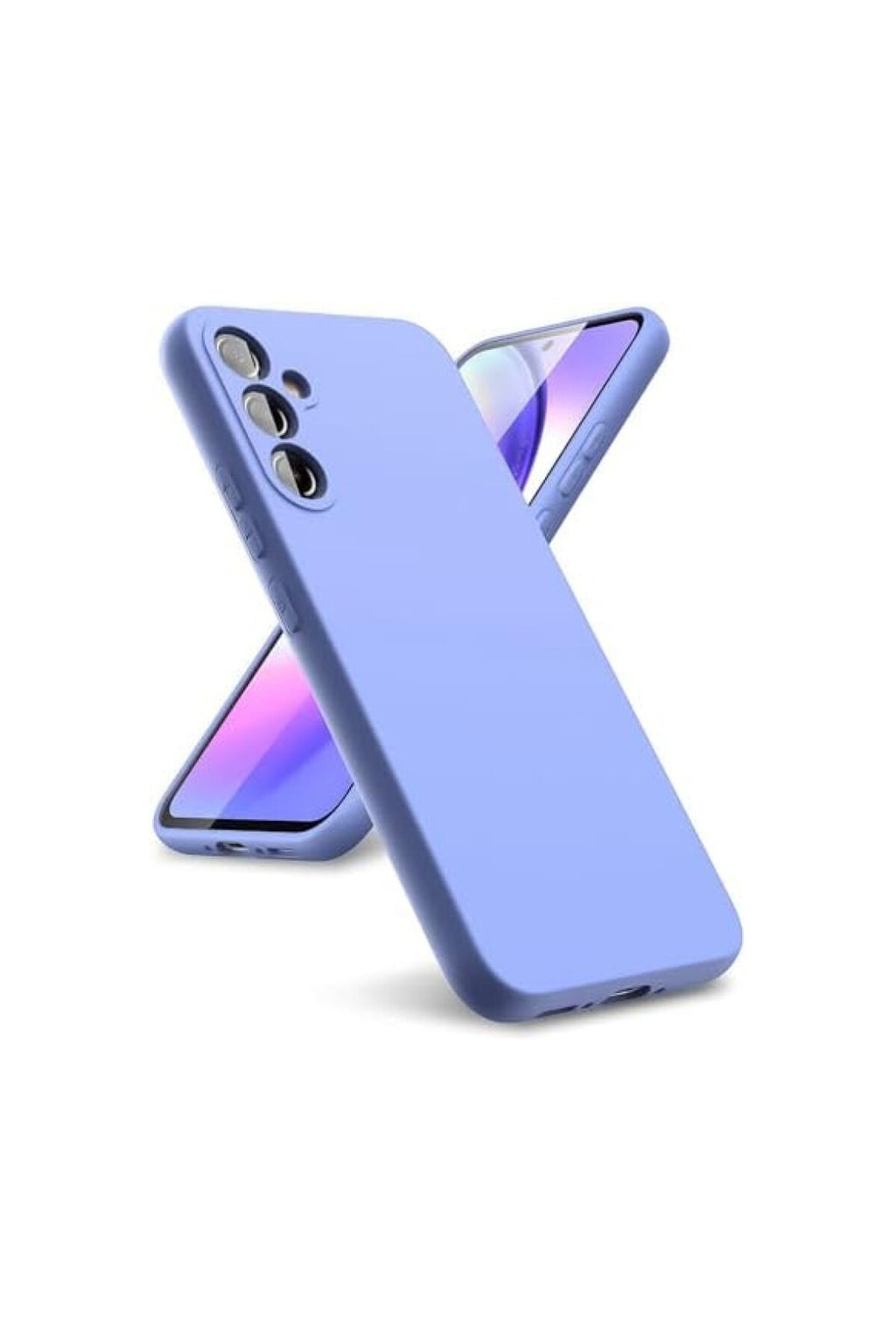 Samsung Galaxy A24 4G Uyumlu Kılıf First Silikon - Lila
