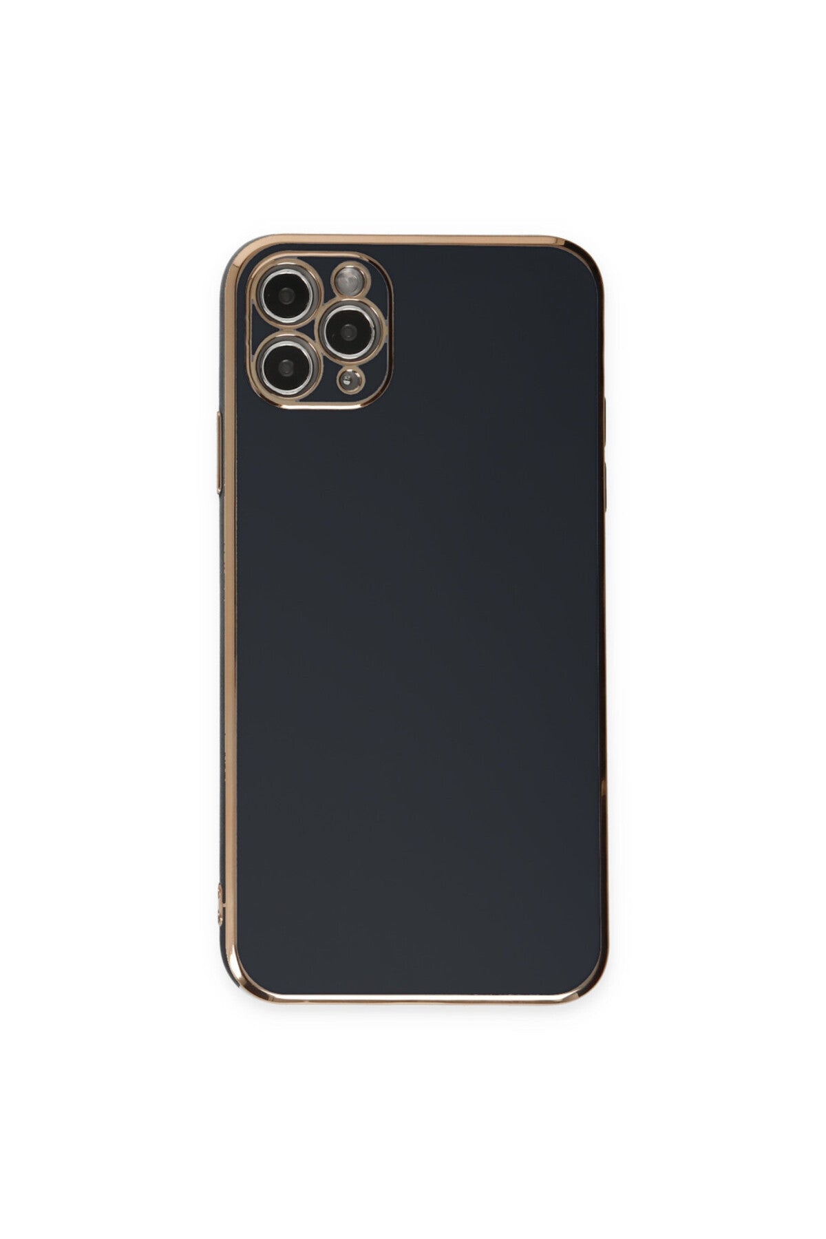 Apple iPhone 11 Pro Max Uyumlu Kılıf Volet Silikon - Siyah