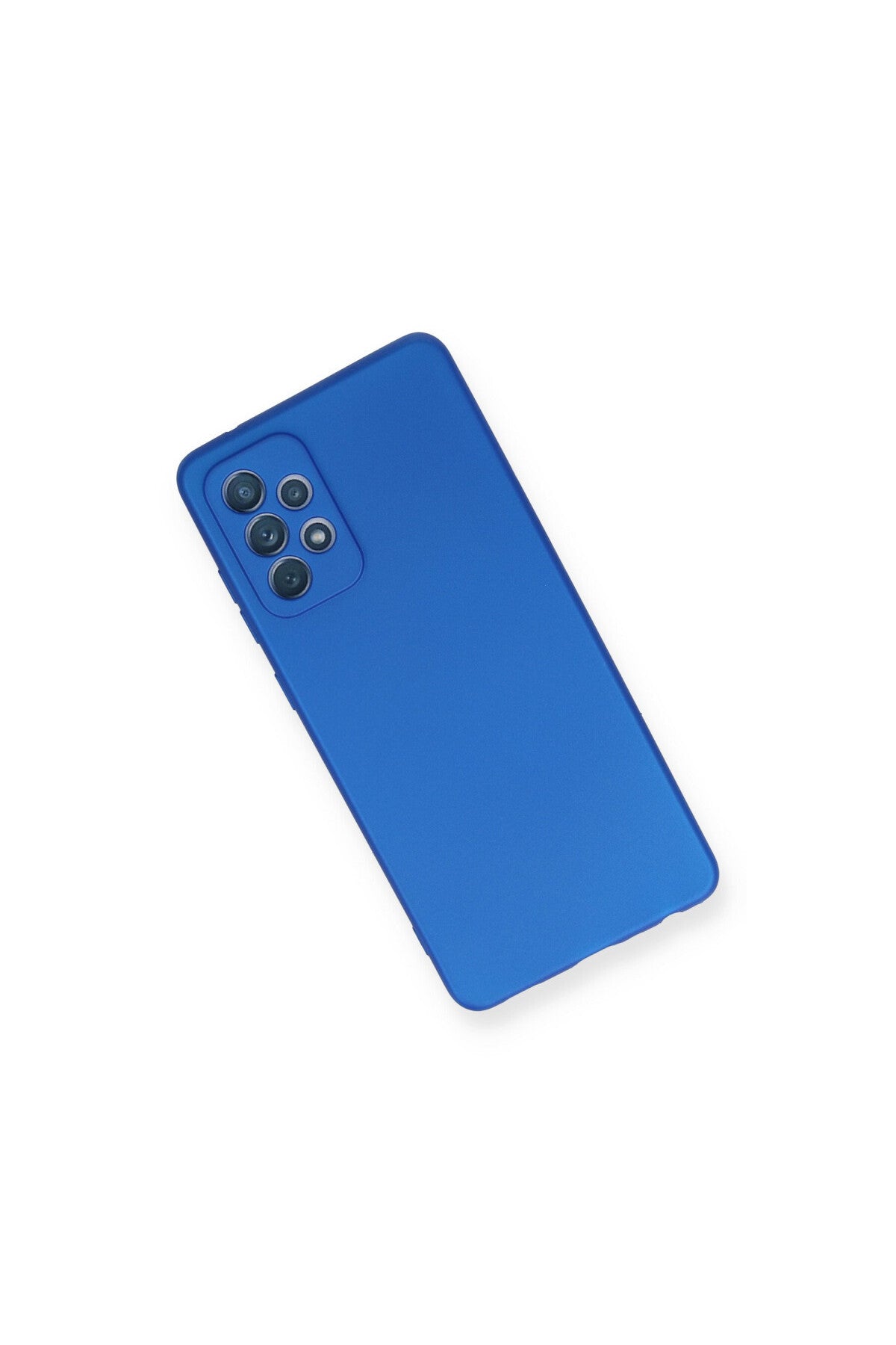 Samsung Galaxy A72 Uyumlu Kılıf First Silikon - Mavi