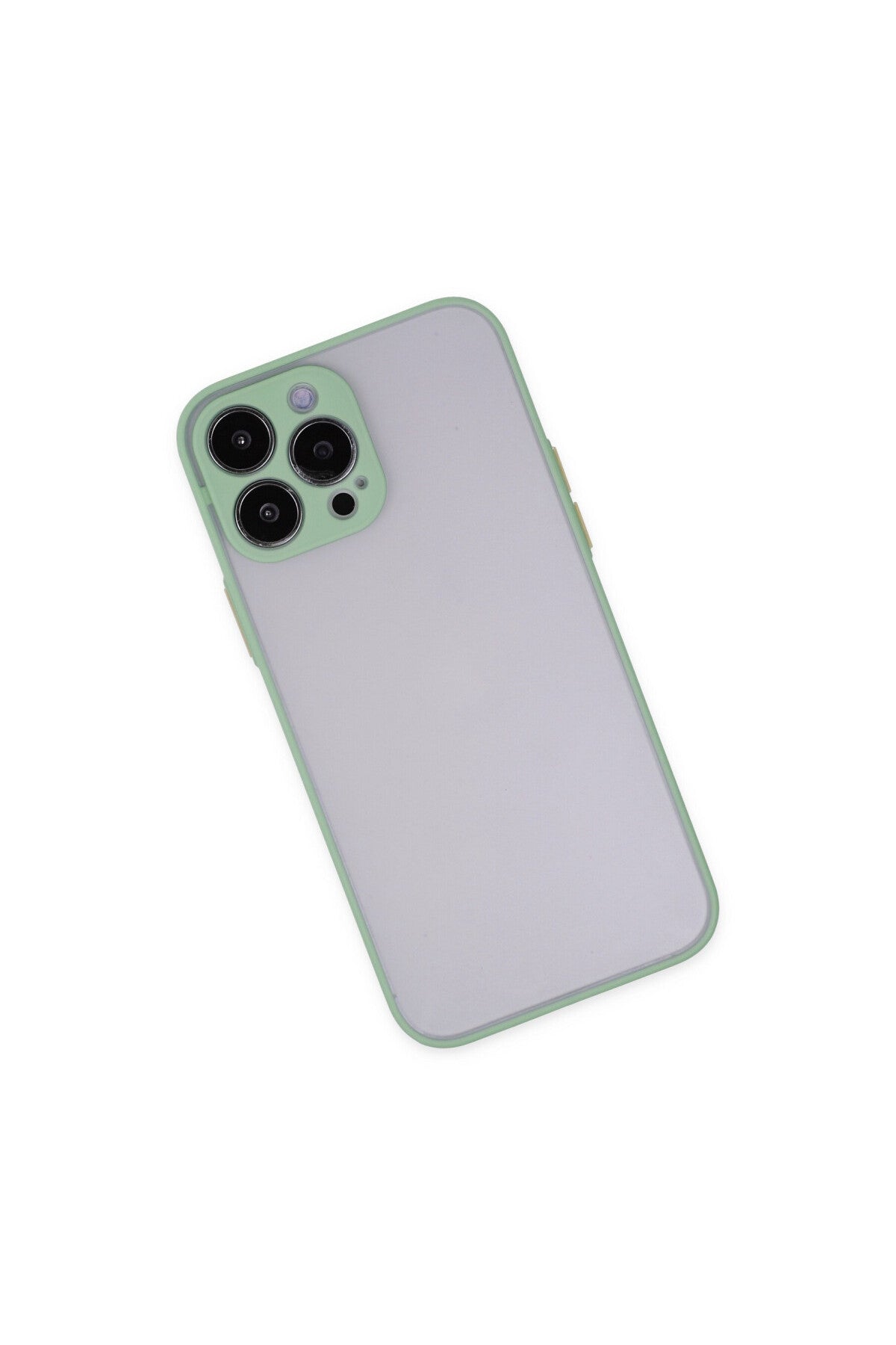 Apple iPhone 15 Pro Uyumlu Kılıf Montreal Silikon Kapak - Açık Yeşil