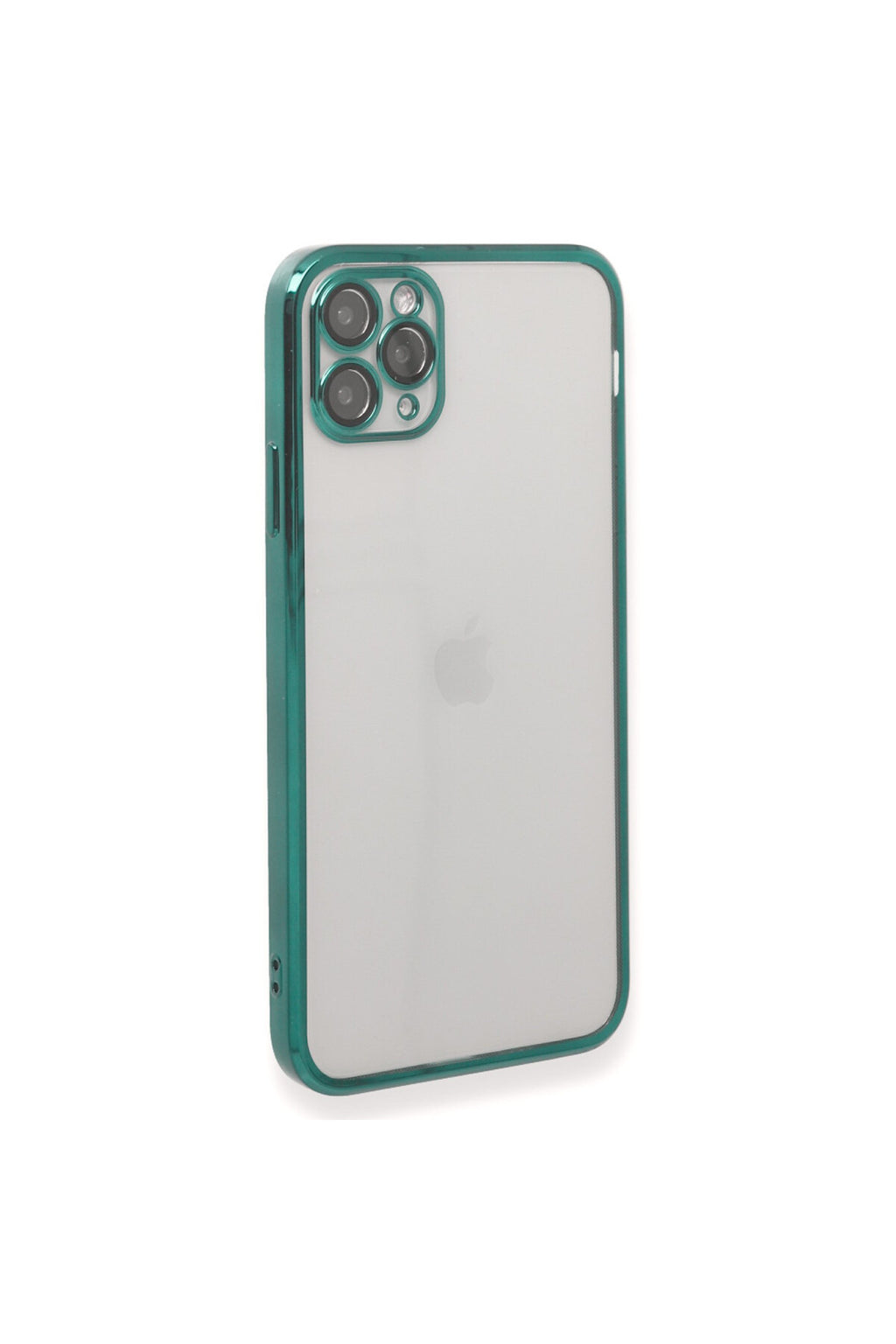 Apple iPhone 11 Pro Max Uyumlu Kılıf Lensli Silikon - Yeşil