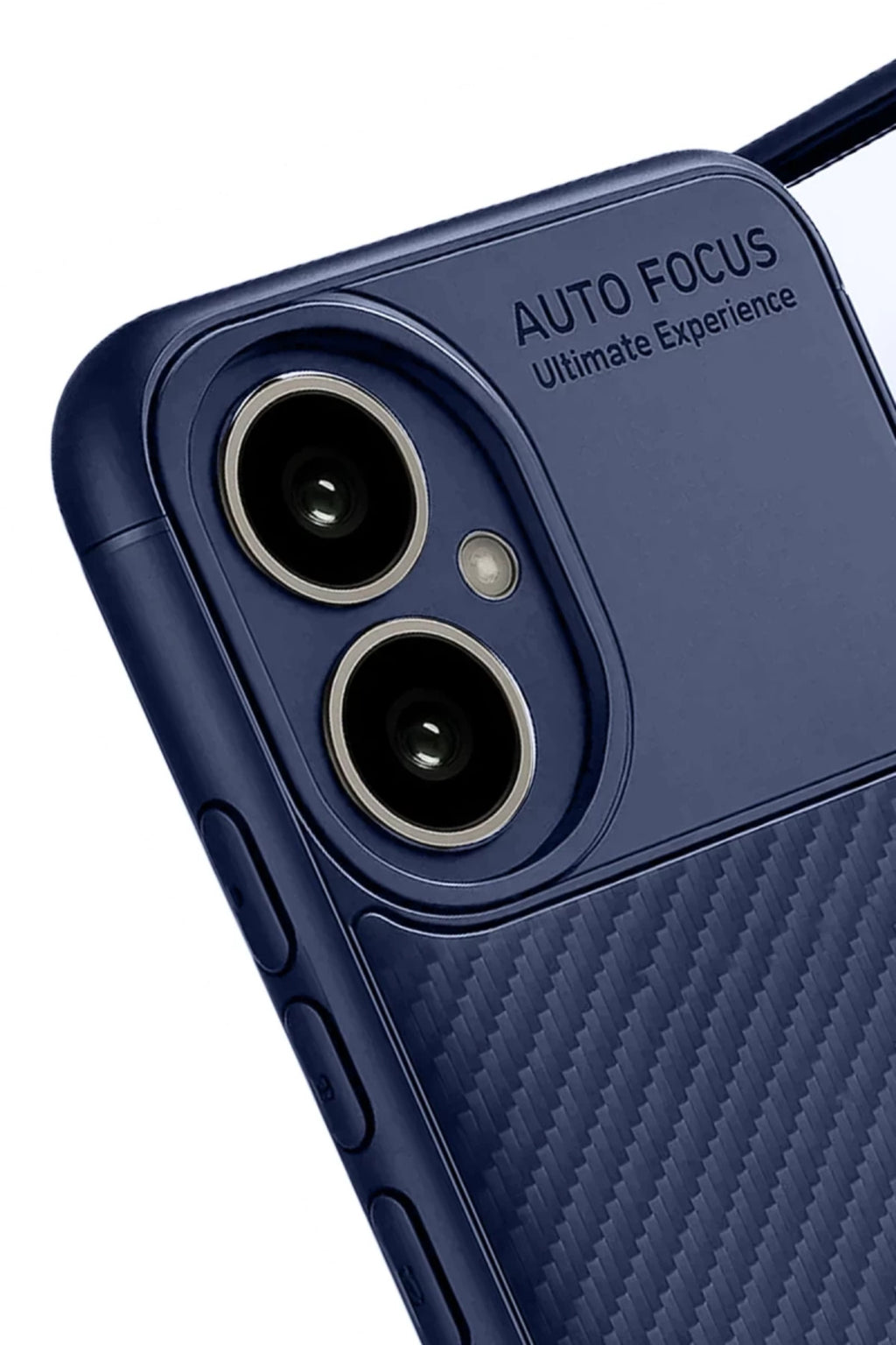 Honor 400 Uyumlu Kılıf Auto Focus Karbon Kapak - Lacivert