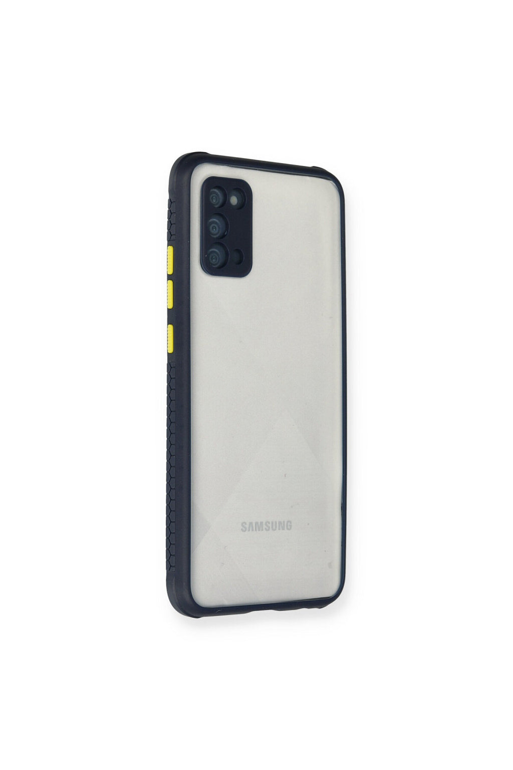 Samsung Galaxy A02S Uyumlu Kılıf Miami Şeffaf Silikon - Lacivert