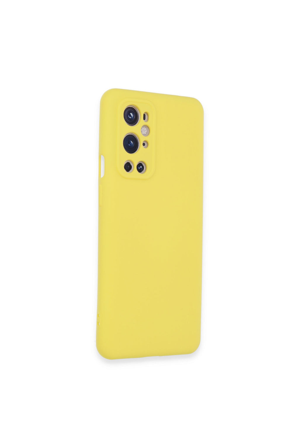 One Plus 9 Pro Kılıf Nano içi Kadife Silikon - Sarı