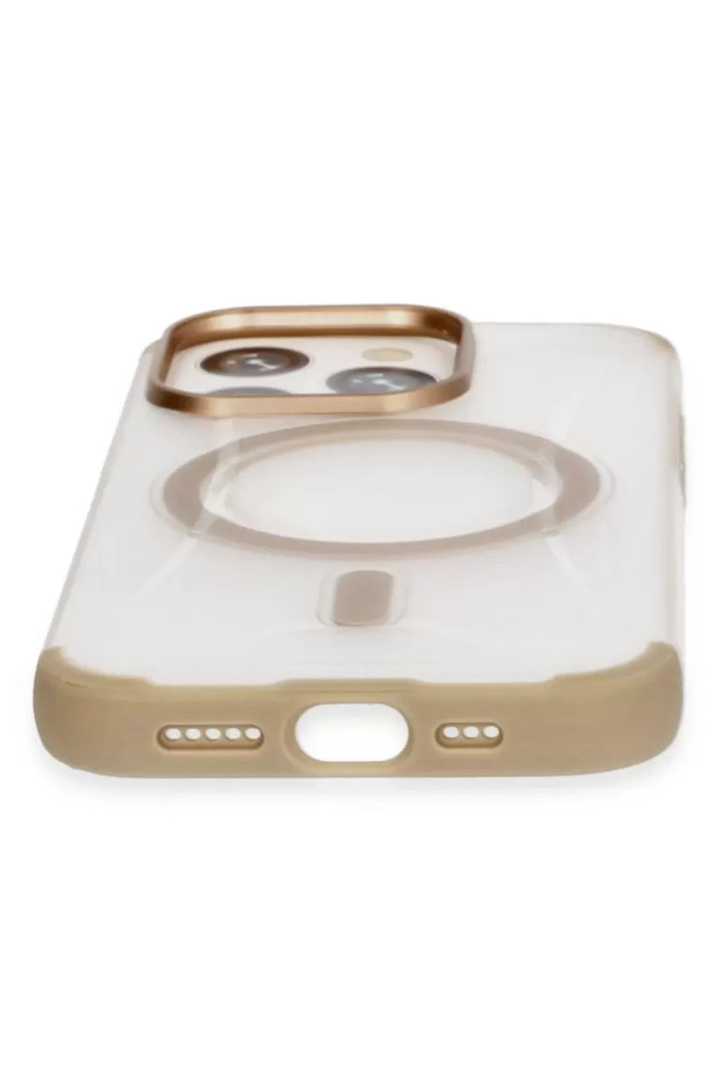 Joko Apple iPhone 15 Pro Uyumlu Hilton Magsafe Kapak - Gold