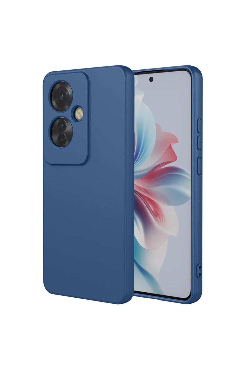 Oppo Reno 11F Uyumlu Kılıf First Silikon - Lacivert